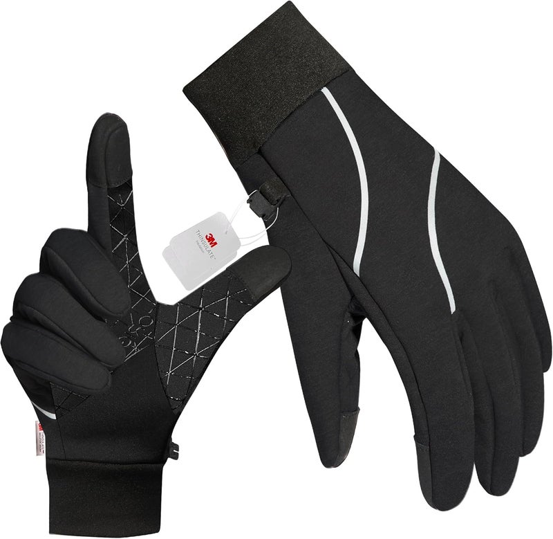 ORIGEM Kids Gloves Winter with 3M Thinsulate Insulation, Waterproof Windproof Thermal Touchscreen Anti-Slip Cycling Gloves for Running Skiing Snow Sports, Boys Girls Aged 4-12 Years - Image 1